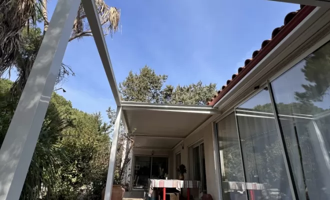 PERGOLA À TOILE RÉTRACTABLE, Narbonne, Eccoclim énergies