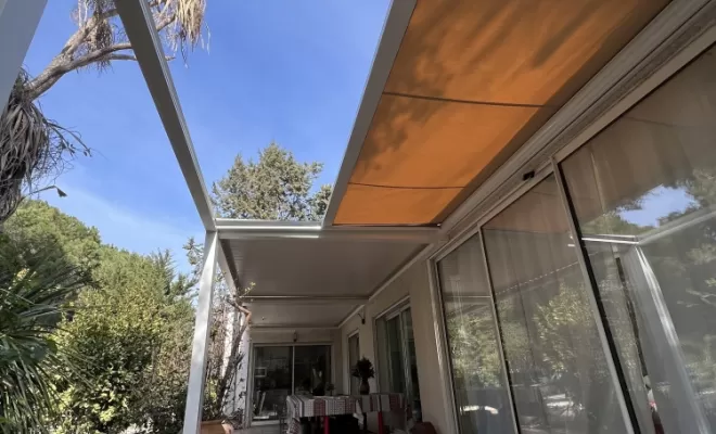 PERGOLA À TOILE RÉTRACTABLE, Narbonne, Eccoclim énergies